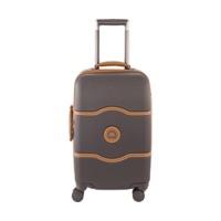 delsey chatelet hard spinner 55 cm chocolate