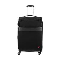 delsey destination 68 cm 4 wheel expandable trolley case black