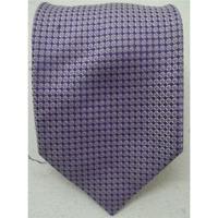 dehavilland purple patterned silk tie