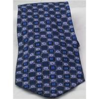 Debenhams blue patterned silk tie