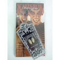 Deluxe Vampire Fangs In Coffin Box