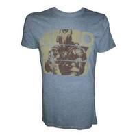 Destiny Titan On Yellow Blocks Pattern Large T-shirt Grey (ts2br0des-l)