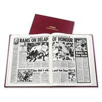 Derby County Football Newspaper Book