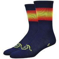 defeet handlebar moustache the wall socks cycling socks