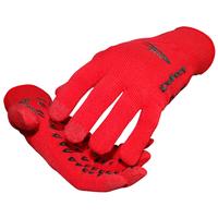 Defeet E-Touch Dura Cycling Gloves - Red / Medium