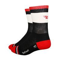 defeet aireator hi top grupetta socks cycling socks