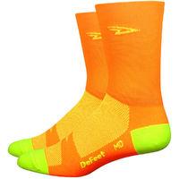 defeet aireator tall hi vis socks cycling socks