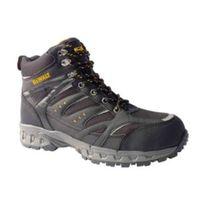 dewalt black pu mesh steel toe cap hiker boots size 8