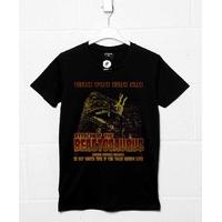 deathray b movie t shirt beastosaurus tee