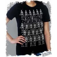 Dem Bones - Apollyon Apparel Womens Fitted T Shirt