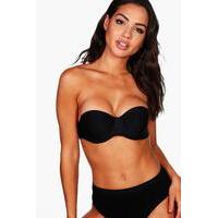 Detachable Back & Strapless Bra - black