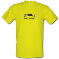 decimals whats the point male t shirt