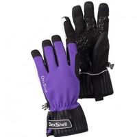 DexShell Ultrashell Womens Cycling Gloves - Purple / Black / Large
