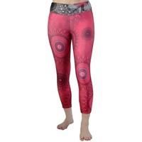 desigual legging 67k2sa6 purpura 3052 womens tights in red