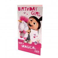 Despicable Me Agnes Birthday Card Girl