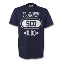 dennis law scotland sco t shirt navy