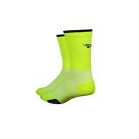 defeet cyclismo 5 cycling sock white black large