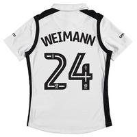 Derby County Home Shirt 2016-17 - Kids with Weimann 24 printing, White