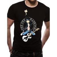 dee dee ramone hop t shirt large