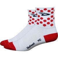 DeFeet Polka Dot Jersey Socks Cycling Socks