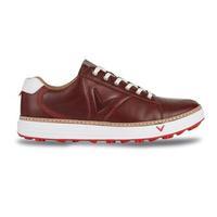 Del Mar Retro Golf Shoe Mens UK 7 Medium Brown