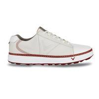 Del Mar Retro Golf Shoe Mens UK 7 Medium Putty/White