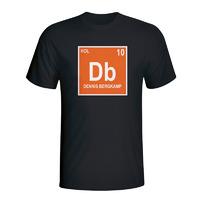 dennis bergkamp holland periodic table t shirt black