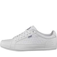 Deakins Mens Napa Quilt Trainers White