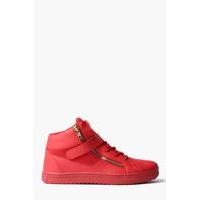 Detail Strap High Top - red