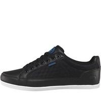 Deakins Mens Napa Quilt Trainers Black