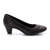 DENNY HARBOUR Leather Court Shoes