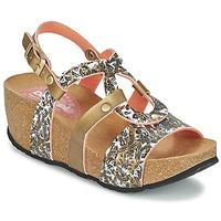 desigual bio 9 save the queen womens sandals in gold