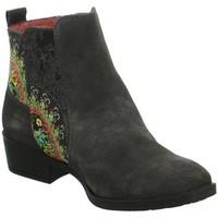 desigual natalia womens low ankle boots in grey