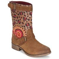 Desigual BIKER TWO women\'s High Boots in brown