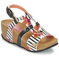 desigual bio 9 flores womens sandals in white