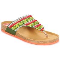 Desigual TAJMAHAL BEADS women\'s Flip flops / Sandals (Shoes) in green