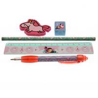 Despicable Me 5pc Stationery Set Fluffy Unicorn