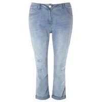 Denim Rip And Repair Boyfriend Jeans, Denim