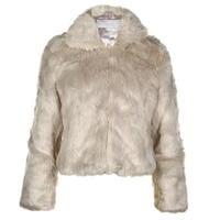 designer duchess dallas faux fur bomber jacket