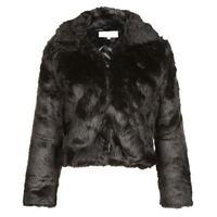 designer duchess dallas faux fur bomber jacket