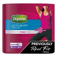 Depend Active Fit Incontinence Underwear for Women - Maximum Absorbency - Extra Large
