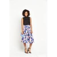 Definitions Floral Abstract Full Skirt