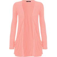 destiny long sleeve open swing cardigan pink