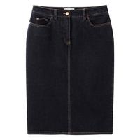 Denim Pencil Skirt (Dark Rinse / 08)