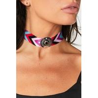 Demi Multi Coloured Jewelled Choker Necklace