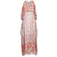 Derhy BATTOIR women\'s Long Dress in Multicolour