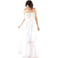 denny rose 63dr21024 dress women womens long dress in white