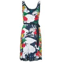 desigual rezute womens dress in multicolour