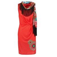 desigual usime womens dress in red