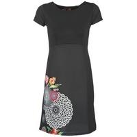 desigual iminate womens dress in black